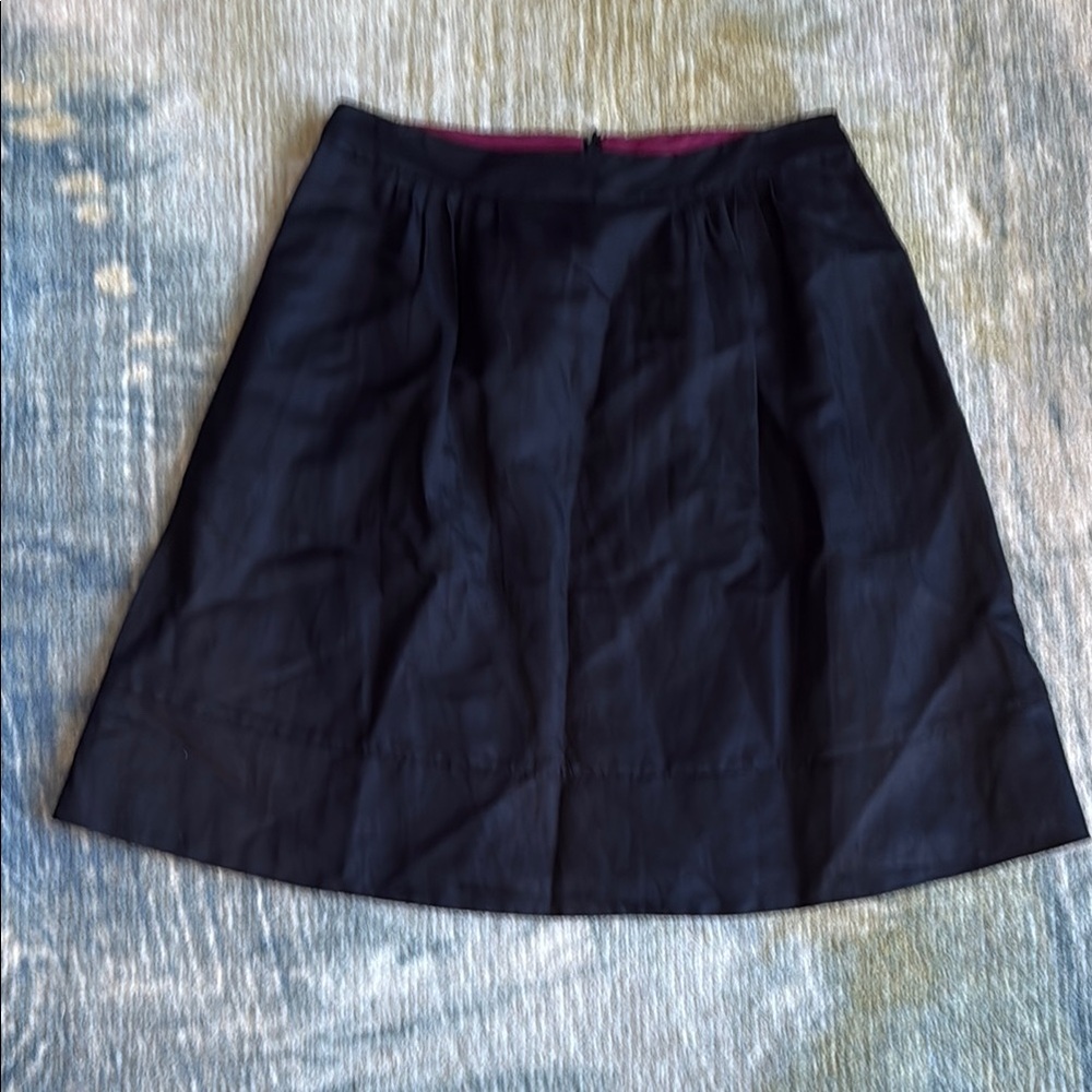 Banana Republic Blue Knee-Length A-Line Skirt